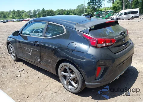 2019 Hyundai Veloster 2.0 из США, поврежденный, VIN KMHTG6AF3KU001598